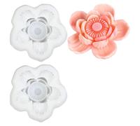 pumpumlia Easy to Use Silicone Cake Molding Tray Multipurpose Silicone Baking Molds with Flower Shape for Pastries Treats Cakes Flexible Dessert Molds