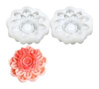 pumpumlia Easy to Use Silicone Cake Molding Tray Multipurpose Silicone Baking Molds with Flower Shape for Pastries Treats Cakes Flexible Dessert Molds