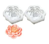 pumpumlia Easy to Use Silicone Cake Molding Tray Multipurpose Silicone Baking Molds with Flower Shape for Pastries Treats Cakes Flexible Dessert Molds