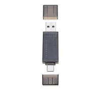pumpumlia Efficient USB3.0 SDTF Card Reader With Two Slots And Type C Interfaces For Enhanceds Data Management On The Go USB Card Reader