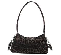 pumpumlia Elegant Leopards Print Shoulder Bag Crossbody Purse PU Leather Underarm Handbag For Women Seeking Unique Fashion Trendy Clutch Purse
