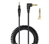 pumpumlia Enhances Headphone Cable Cord For Headphones Featuring Coiled Spring Flexibility Low Distortions Cord