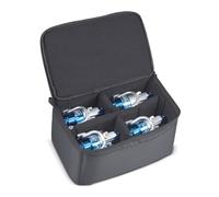 pumpumlia Fishing Tackle Organizers Case Portable Reel Bag Case Splashproof Storage Case Internal Divider Fishing Reel Bag