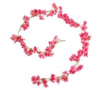 pumpumlia Flower Vine 180cm Flexible For Wall Bedroom Decoration 1.8m Long Artificial Hanging Ornament Artificial Flowers Decoration