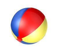 pumpumlia Inflatable Sports Ball Outdoor Training Football Children Soccer Ball Multicolor For Beach Activity Light Weight Floating