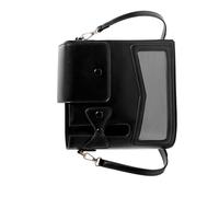 pumpumlia Lightweight Decorated Shoulder Bag Spacious Section Crossbody Water Bottle Cup Holder Bags for Flask and Items Bows Design Bottle Holder Bag