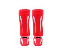 pumpumlia Martial Art Shin Guard Padded Adjustable Muay Thai Leg Guards With Insteps Protections For Kickboxing Sparring Training Kickboxing Sparring Protective Shin Protections