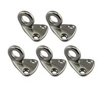 pumpumlia Meatl Hook 5 Pcs Stainless Steel Hanger Heavy Marine Hanger Coat Hat Hooks 3 Different Size Hardware Accessories Boat Rope Attachment Snap Attach Rope Stainless Steel Boat