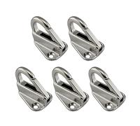 pumpumlia Meatl Hook 5 Pcs Stainless Steel Hanger Heavy Marine Hanger Coat Hat Hooks 3 Different Size Hardware Accessories Boat Rope Attachment Snap Attach Rope Stainless Steel Boat