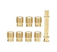pumpumlia Motorcycle Metal Main Carburetor Carb Main Nozzle Kit Replacement For 212cc Gx140 Gx160 Gx200 Carburetor Carb Cleaning Cleaner Kit Tool Set For Motorcycle