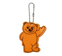 pumpumlia Reflective Bear PVC Keychain Tags Bright Tags For Bag Backpack Pendant Kids Adults Clothing Bag Reflectors Tape Driveway Kids Runners