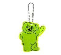 pumpumlia Reflective Bear PVC Keychain Tags Bright Tags For Bag Backpack Pendant Kids Adults Clothing Bag Reflectors Tape Driveway Kids Runners