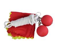 pumpumlia Resiliency Rubber Meteors Hammer Portables Rubber Meteors Hammer Training Tool For Wushu Art Enthusiasts Cotton Rope Strength Training Tool