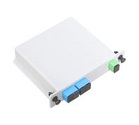 pumpumlia Small 1x4 UPC Fiber Optics Splitter Low Insertion Loss Upgrades For Easy Installation In Communication Internet PLC Fiber Splitter