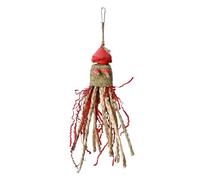 pumpumlia Small Pet Bird Activity Hanging Chew Toy Teeth Grinding Strips Parrots Parakeets Bird For Cockatiel Conure Teeth Bird Shredding Toy