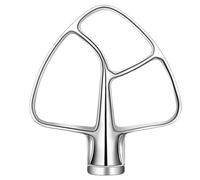 pumpumlia Stainless Steel Flat Beater Tilt-Stand Mixer Attachments For 4.5-5QT K45SS KSM165 KSM100 KSM95 Kitchen Baking Flat Beater Portable Parts-accessories Replacement Grinder Blender Wire Whip