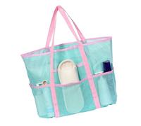 pumpumlia Stylish Beach Essential Bag Fabric Multi Functional Compartments For Travelers Swimmers Outdoor Enthusiast Fashion Toiletry Organizer