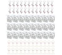 pumpumlia Unique Wing Keychains Favor Elegant Wing Keychains Collection Souvenirs For Celebration With Organza Gift Pouches Graduation Tokens