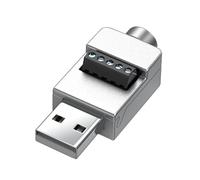 pumpumlia USB Terminals Block Adapter USB 2.0 Male Plug Connector Module Solderless Screw Replacement For Cable Charging Transfer