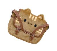 pumpumlia Women Plush Shoulder Bag Trendy Crossbody Bag Aesthetic Handbag Simple Messengers Bag Lovely Cats Bag For Daily Women Bag Plush Cats Shoulder Bag Trendy Handbag Crossbody Bag Cartoon Bag