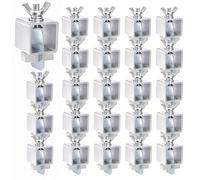 Pumtus 24 Pcs Butt Welding Clamps, Sheet Metal Welding Clips, Auto Body Panel Clamps for Edge to Edge Welding, Small Welding Clamps Tack, Welding Door Alignment Tool for Patch Repairs