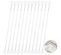 Pumwoy 12 PCS Cheese Slicer Wire Replacement 14.5cm/5.7in, Butter Cutter Wire, Stainless Steel Cheese Cutter Wire for Block Cheese, Butter