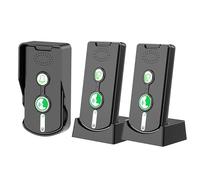Pumwoy 3PCS Wireless Voice Intercom Doorbell 500m, Waterproof Intercom Doorbell Wireless Intercomunicador, Intercom Systems for Home, Office, Hospital