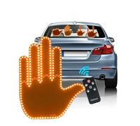 Pumwoy Car Finger Light With Remote 4 Gestures, Funny Road Rage Sign