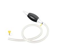 Pumwoy Multifunction Liquid Sucker Pump 1m, Water Liquid Transfer Pump Fuel Syphon Pump with 2 Metal Buckles, Portable Hand Fuel Pump Siphon Pump Kit, Hand Water Pump Petrol Syphon Pump