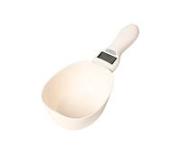Pumwoy Pet Food Measuring Scoop Scale 800g/1g, Kitchen Digital Food Measuring Spoon for Dog Cat 4 Measuring Units, Electronic Measuring Spoon with LED Display, for Measure Liquid/Dry Item