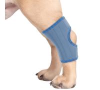 PUMYPOREITY 1Pcs Dog Leg Braces, Hock Joint Brace with Two Support Strips, Dog Hock Splint for Fractures, Wound Healing, Sprains and Canine Arthritis Support Leg Wrist Carpal(Blue, XL)