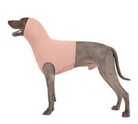 PUMYPOREITY Dog Ear Hematoma Wrap, Dog Body Suit Dog Hoodie Dog Medical Shirt Neck Cover Dog Surgery Suit Dog Neck Bandage Dog Shoulder Cover Dog Anxiety Hood(Flesh Pink, 2XL)