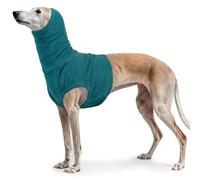 PUMYPOREITY Dog Neck Recovery Suit, Dog Neck Scarf After Surgery, High Collared Vest For Covering Neck, Ear Cover For Grass Seeds, Stop Grass Seeds Getting Into Ears(Turquoise, XL)