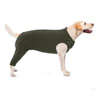 PUMYPOREITY Dog Suit for After Surgery, Body Suit Dog Surgical Suit Vest after Surgery Female Neutering Recovery Suit Male Dog Leg Bandage Protector(Moss-green, XL)