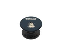 Pun Christmas Melting Snowman Game Don’t Look at the Snowman PopSockets Adhesive PopGrip
