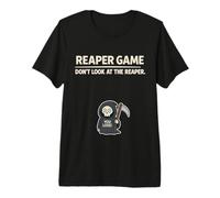 Pun Funny Halloween Grim Reaper Game Dont Look at the Reaper Premium T-Shirt