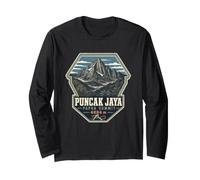 Puncak Jaya 4884m Carstensz Pyramid Papua Climbing Summit Long Sleeve T-Shirt