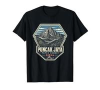 Puncak Jaya 4884m Carstensz Pyramid Papua Climbing Summit Value Graphic T-Shirt, Men, Black, M