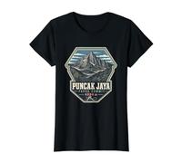 Puncak Jaya 4884m Carstensz Pyramid Papua Climbing Summit Value Graphic T-Shirt, Women, Black, XL