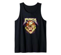 Punch Angry Monkey Head Smiling Baby Chimp Tank Top