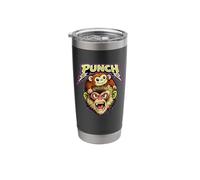 Punch Angry Monkey Roaring Cute Baby Ape Primate Stainless Steel Insulated Tumbler