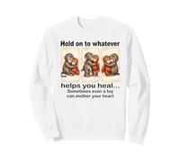 Punch Baby Monkey Cute Animal Zoo Japan Inspiration Sweatshirt