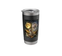 Punch Baby Monkey Funny Moon Stainless Steel Insulated Tumbler