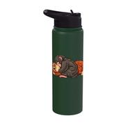 Punch Baby Monkey Trendy Japan Meme Cute Monkey Lover Gift Stainless Steel Insulated Water Bottle