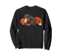 Punch Baby Monkey Trendy Japan Meme Cute Monkey Lover Gift Sweatshirt