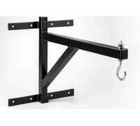 PUNCH BAG BRACKET by Athletics Gear |16-guage Heavy Duty with D-Shackle Swivel & Fixings (60cm Wall Bracket)