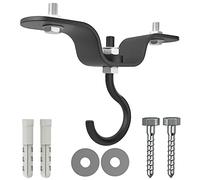 PUNCH BAG CEILING HOOK by Athletics Gear | 18-guage Heavy Duty Bracket with D-Shackle Swivel & Fixings (5.5" Ceiling Hook)