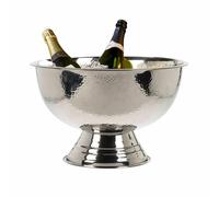 Punch Bowl Large Hammered Steel Party Drink Champagne Wine Beer Cool Ice Bucket