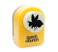 Punch Bunch, Medium Punch - Bumblebee, Manual Hole Punch, Yellow, Aluminium