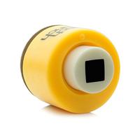 Punch Bunch Mini Paper-Punches Square, 6mm, 3/16 inch Craft Punch for Cards, Scrapbooking, Paper Crafts - Yellow, White, Grey
